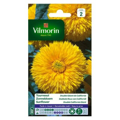 VILMORIN Graines de Soleil Double G&eacute;ant de Californie 