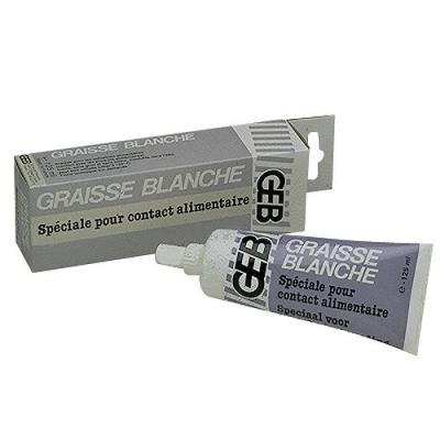 Graisse blanche lubrifiant alimentaire - 125 ml - Geb