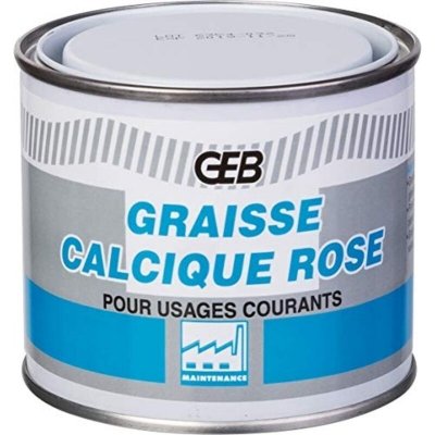 GEB Graisse calqcique rose pour usage courant - tube 125 ml - 