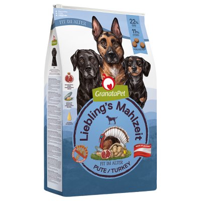 GRANATAPET  Liebling's Mahlzeit Senior, dinde - lot % : 2 x 10 kg