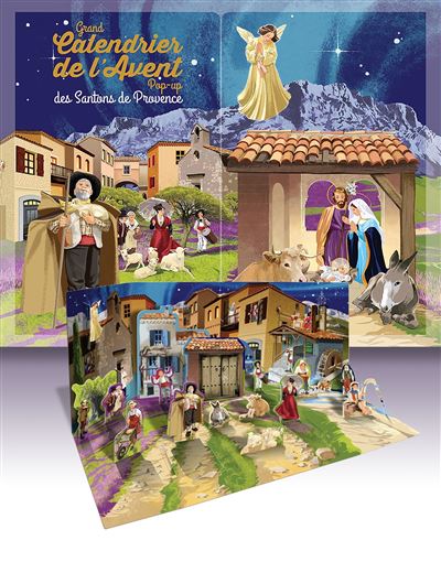 LE SENEVE EDS Grand calendrier de l'Avent pop-up des Santons de Provence
