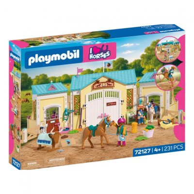 Grand Centre Equestre & 2 Chevaux Playmobil I Love Horses 72127