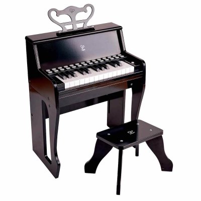 HAPE Grand piano droit avec apprentissage interactif noir Coloris Unique