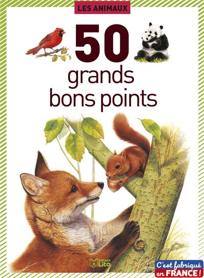 LITO Grandes images "les animaux" - boite de 50