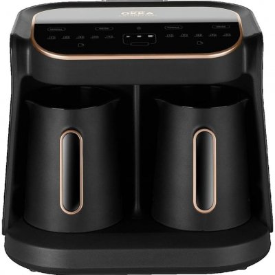 ARZUM OKKA Grandio duo ok007-b 1400 watts 10 tasses acier inoxydable noir bronze