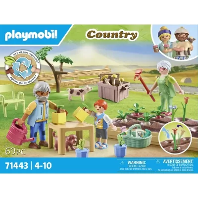 Grands-parents Et Potager - Playmobil&reg; La Vie &Agrave; La Ferme - 71443