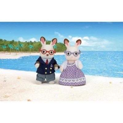 SYLVANIAN FAMILIES Grands Parents Lapin Chocolat - Sylvanian