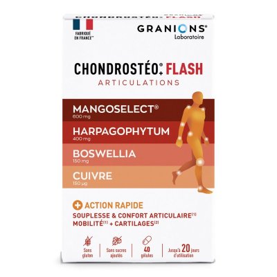 GRANIONS  Chondrosteo Flash articulations g&eacute;lules x 40