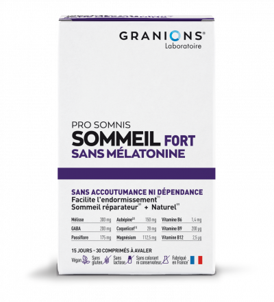 GRANIONS  Pro Somnis Sommeil Fort 30 Comprim&eacute;s - Bo&icirc;te 30 comprim&eacute;s