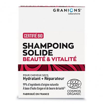 GRANIONS  Shampoing Solide Beaut&eacute; Vitalit&eacute; Pain de 80 g - Pain 80 g