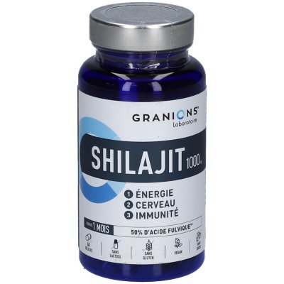 GRANIONS  Shilajit 1000 mg 60 G&eacute;lules - Pot 60 g&eacute;lules