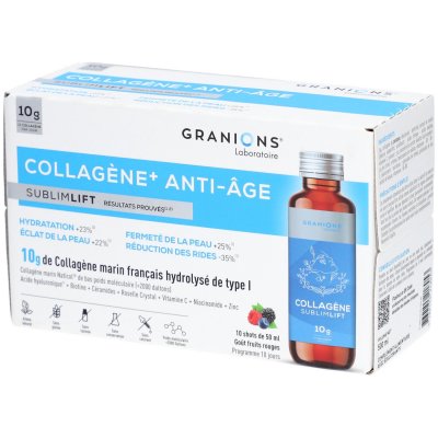 GRANIONS  Sublimlift Collag&egrave;ne+ anti-&acirc;ge x10 shots 50ml