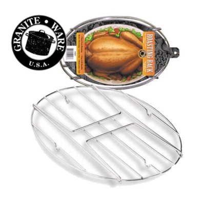 GENERIQUE Graniteware - 2007 - Grille pour Roaster 33 cm Acier Nickel&eacute;