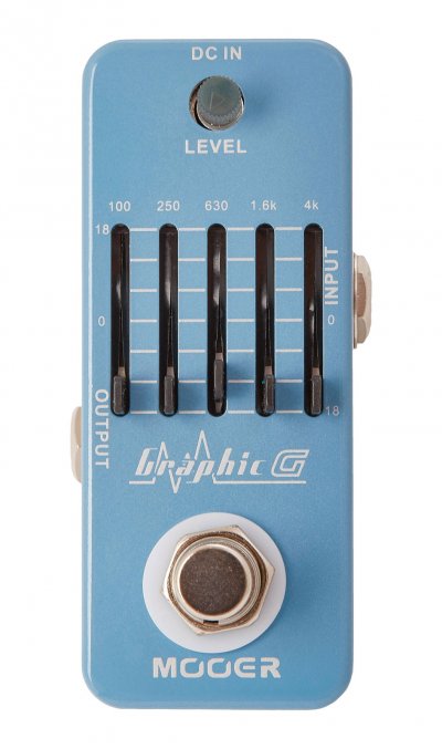 MOOER Graphic G - Egaliseur graphique 5 bandes pour guitare