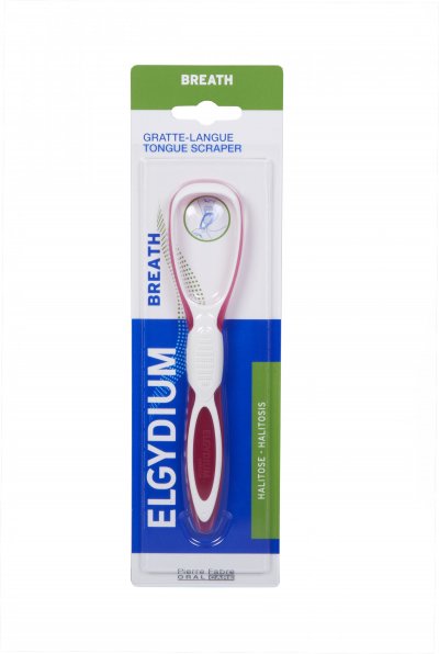 ELGYDIUM Gratte Langue Breath Pierre Fabre Oral Care - L'unit&eacute;