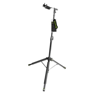 GRAVITY  GS 01 NHB - Stand pour Guitare, verrouillage &agrave; fermeture par gravit&eacute; naturelle