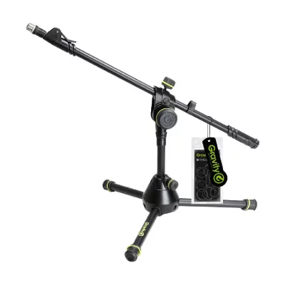 GRAVITY  MS 4221 B - Pied Micro Court sur Tr&eacute;pied Perchette 2 Points