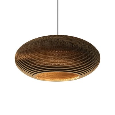GRAYPANTS  Disc24 brun clair pendentif carton &Oslash;61x26cm