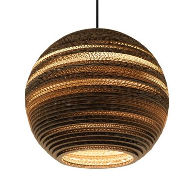 GRAYPANTS  Moon14 lumi&egrave;re pendentif brun carton &Oslash;36x31cm