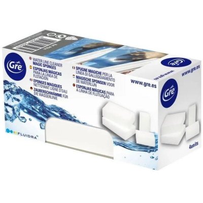 GRE  Lot de 4 Gommes de nettoyage de la ligne d' eau de la piscine