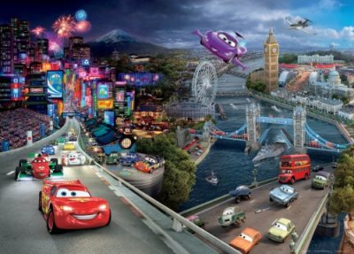 AG DESIGN Great-kidsbedrooms Disney-Cars 2 Poster XXL