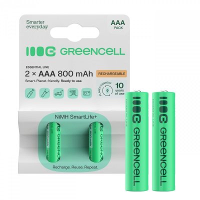 GREEN CELL  GR08 pile domestique Batterie rechargeable AAA GR08