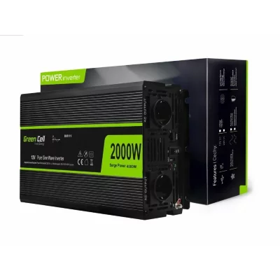 GREEN CELL  Inv11 12v Ups 4000w Argent&eacute; One Size / EU Plug