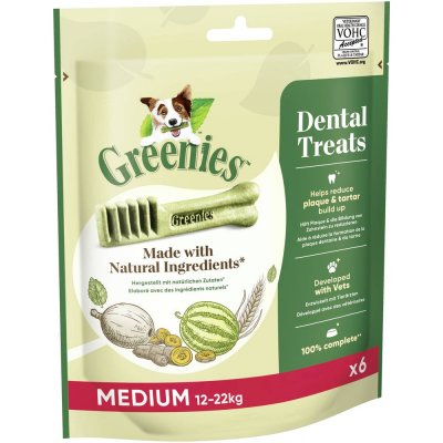 GREENIES  Dog Snack Dentaire r&eacute;gulier 22kg 11 kg (Pack de 6 x 170g)