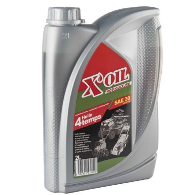 PROVENCE OUTILLAGE Greenstar 10063 Huile 4 temps SAE30 X'Oil en bidon de 2 L