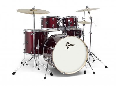 GRETSCH  Drums GE2-E825TK-WR GE2 Energy kit de batterie Wine Red