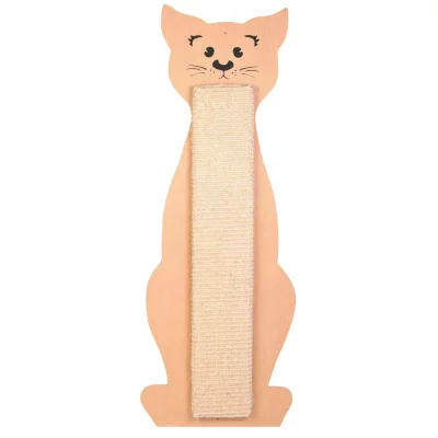 TRIXIE Griffoir chat, tapis en sisal/catnip 21 &times; 56 cm, naturel/beige