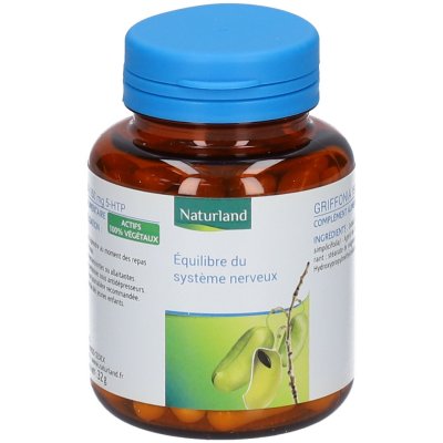 NATURLAND Griffonia, Equilibre du syst&egrave;me nerveux 75 v&eacute;g&eacute;caps