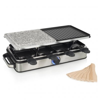 PRINCESS Grill &agrave; raclette et pierre pour 8 personnes deluxe 1400 w