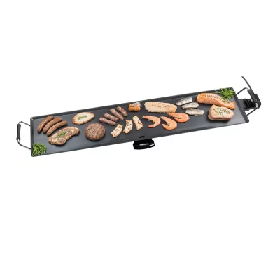 BESTRON Grill de table plancha ABP605 XXXL 100x22 cm 2000 W  - Noir