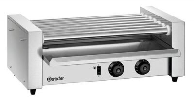 BARTSCHER Grill pour Saucisses Hot Dog &agrave; Rouleaux - - - Acier inoxydable 600x320x230mm
