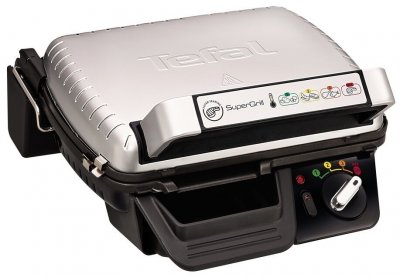 TEFAL Grill viandes - gc450b32 - inox/noir