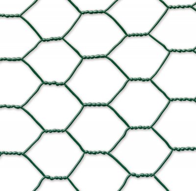 INTERMAS GARDENING Grillage mé,tallique triple torsion hexagonale et plastifi&eacute;e