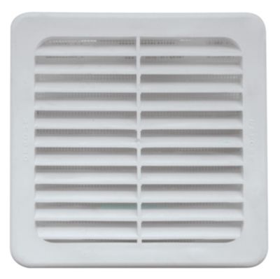 AUTOGYRE Grille carr&eacute;e plastique universelle 100x100mm 28cm&sup2; - blanc