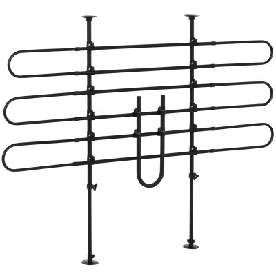 Grille de s&eacute;paration Voiture pour Chien - Extensible - Acier Noir