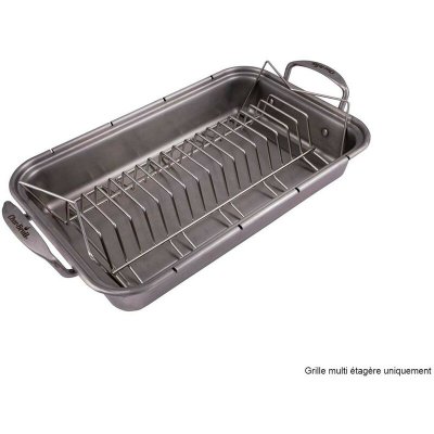 CHAR BROIL Grille multi-&eacute;tag&egrave;re en inox grill+&reg; char-broil