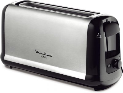 MOULINEX Grille-pain 1 Fente Longue Inox 1000w