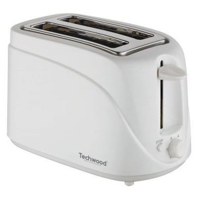  Grille Pain 2 avec Fentes, TGP-202 - Coloris Blanc 