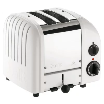 DUALIT Grille-pain 2 fentes 1200w blanc - 27033 - 