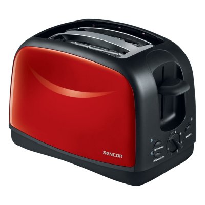 SENCOR Grille-Pain 2 Fentes, 850W, Rouge