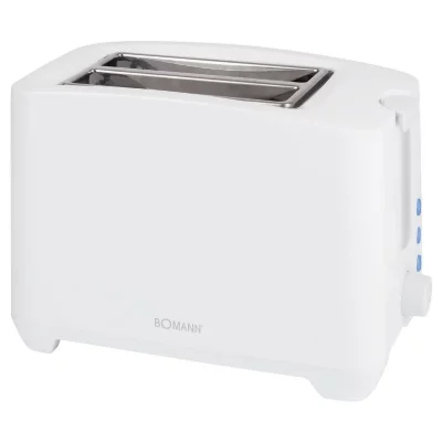 BOMANN Grille-pain 2 fentes Blanc  TA6065CB-Blanc - Blanc