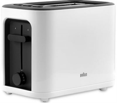 BRAUN Grille pain 2 fentes  HT3010WH blanc