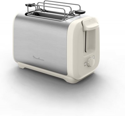 MOULINEX Grille-pain 2 Fentes Inox 1100w Chauffe-viennoiseries