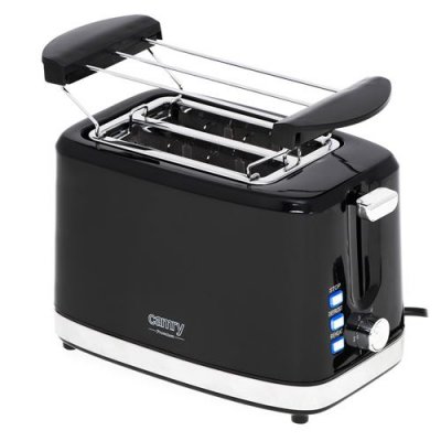 ADLER Grille-pain 2 tranches Camry CR 3218, 900W + Grille chauffantes pour petits pains