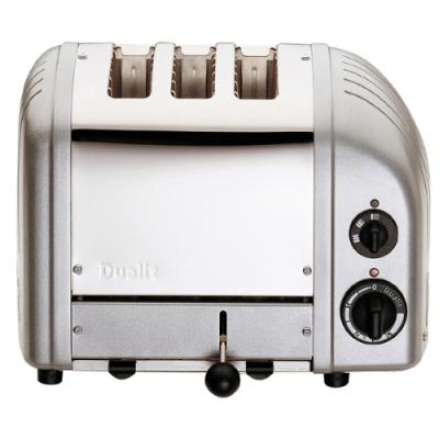 DUALIT Grille-pain 3 fentes argent m&eacute;tallis&eacute; - 31223 - Classic - 