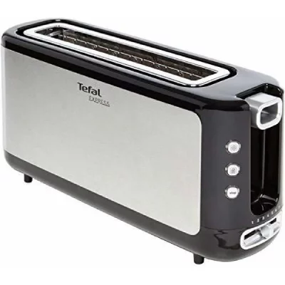 TEFAL Grille Pain Avec 1 Fente 1000w Gris Noir